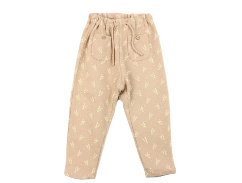 Lil Atelier nougat blomstret sweatpants